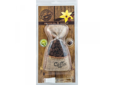 Ароматизатор воздуха подвесной мешочек AZARD "Freshco Coffee" Ваниль и кофе