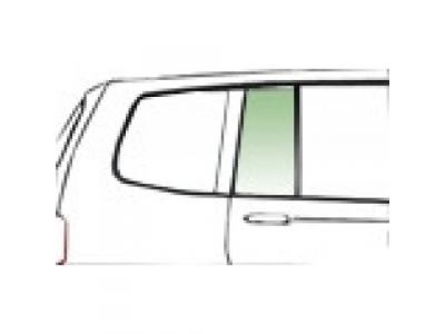 SKODA OCTAVIA 5D УН 97- СТЕКЛО ЗАДНЕЙ ДВЕРИ НЕПОДВИЖНОЕ ЛЕВОЕ ЗЕЛЕНОЕ -ИНКАПСУЛЯЦИЯ