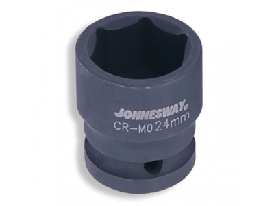 Головка торцевая ударная 1/2"DR, 24 мм, S03A4124 JONNESWAY