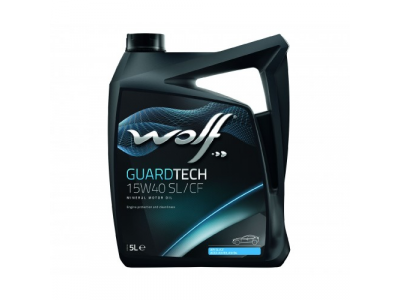 Моторное масло WOLF GUARDTECH 15W40 SL/CF 5L