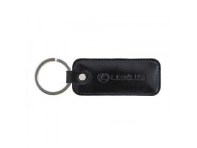 Кожаный прямоугольный брелок Lexus, black, артикул OT1100321L от LEXUS Кожаный прямоугольный брелок Lexus, black, артикул OT1100321L